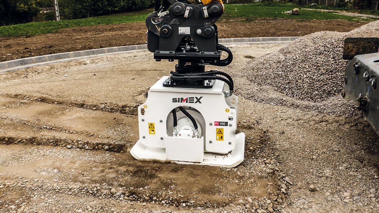 Piastre vibranti Simex PV per escavatore