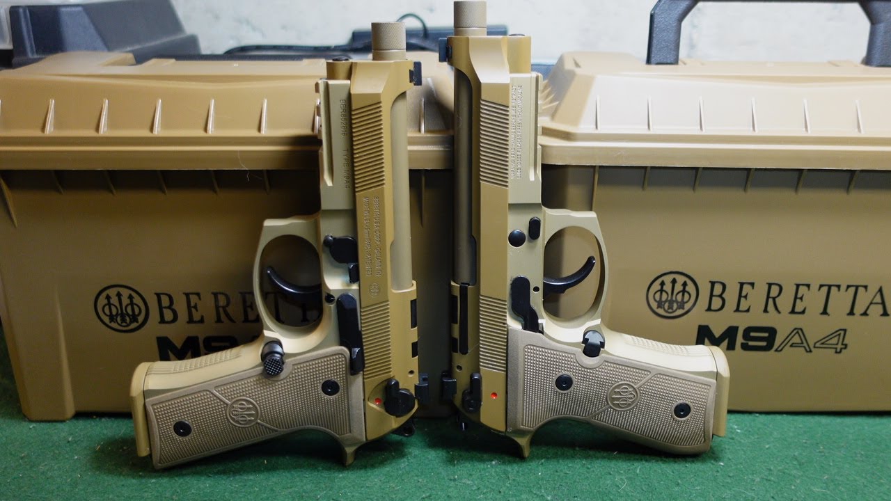 Beretta M9A4 Full Size и Beretta M9A4 Centurion — прямое сравнение.