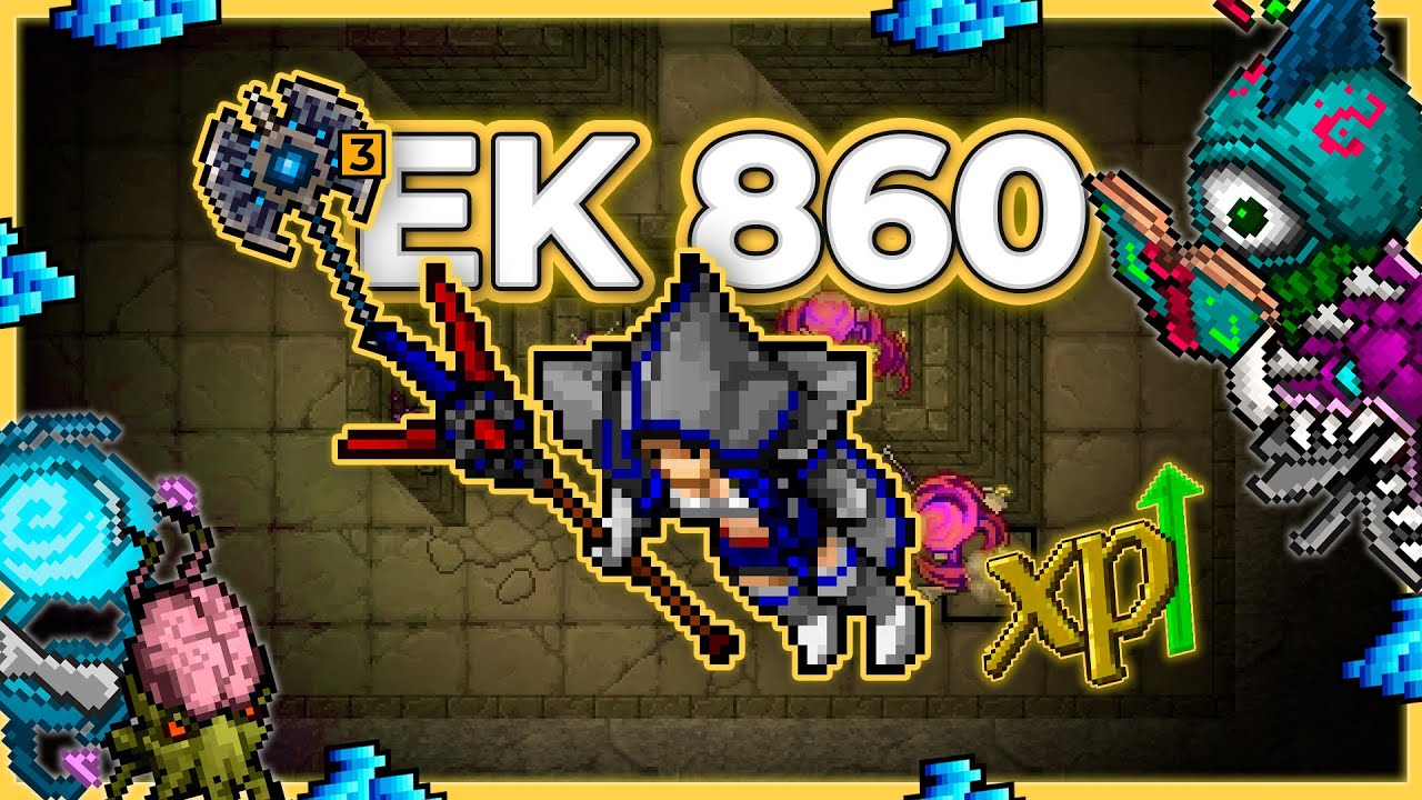 EK 860 Hunt x4 Secret Library Energy Section 10.5kk/h Raw - Tibia Hunt [13.10] #tibia #tibiahunt