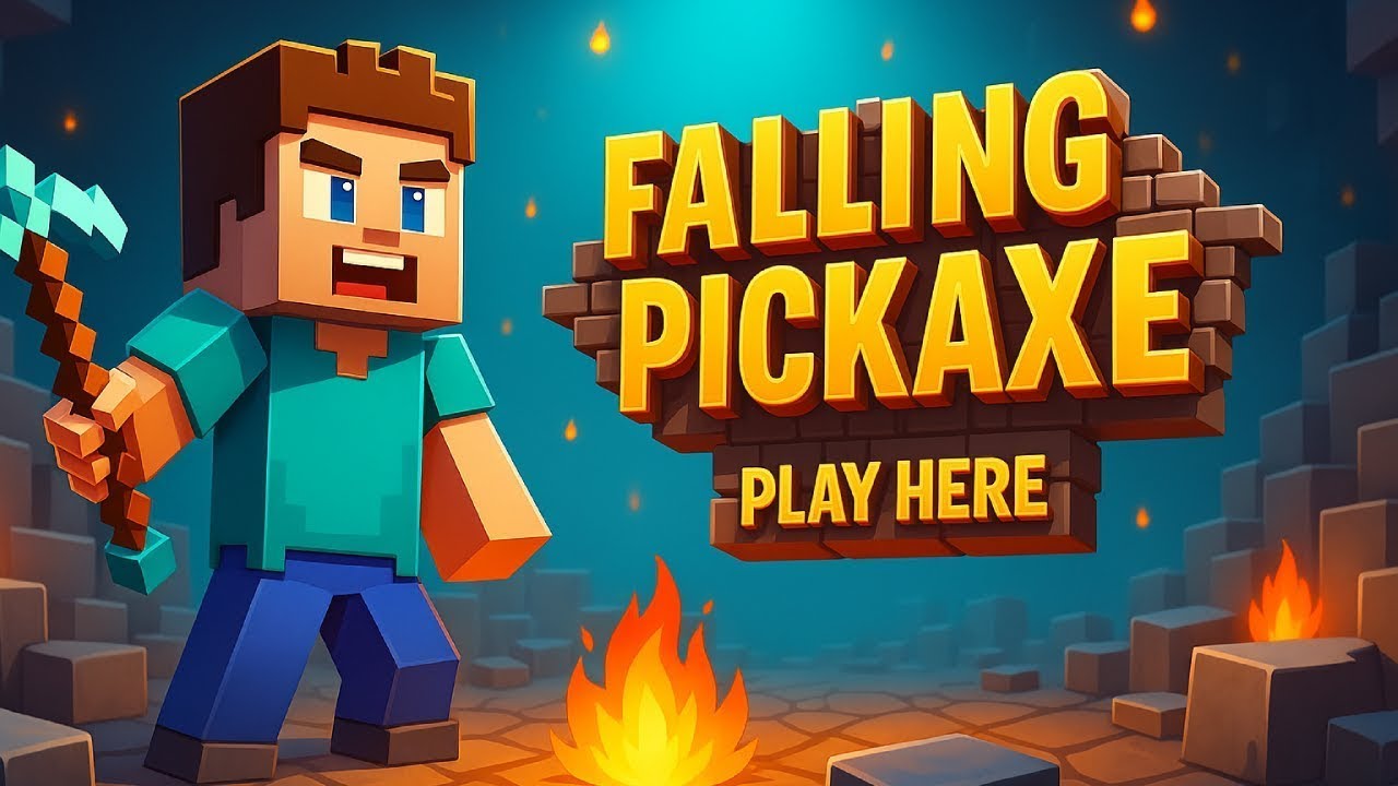 Fallling Pickaxe | Chat Control the Pickaxe !