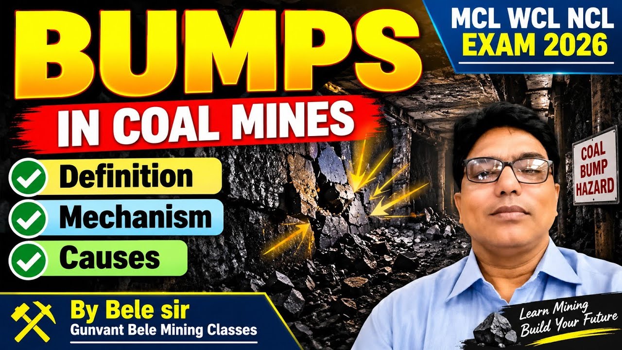 Bumps in coal mines - mechanism,  Definition&  Causes/pdf