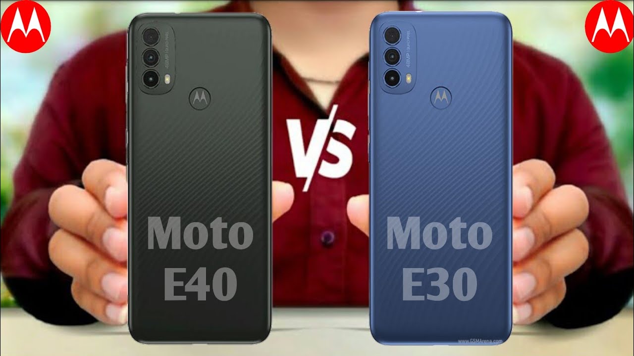 Motorala Moto E40 vs Motorola Moto E30