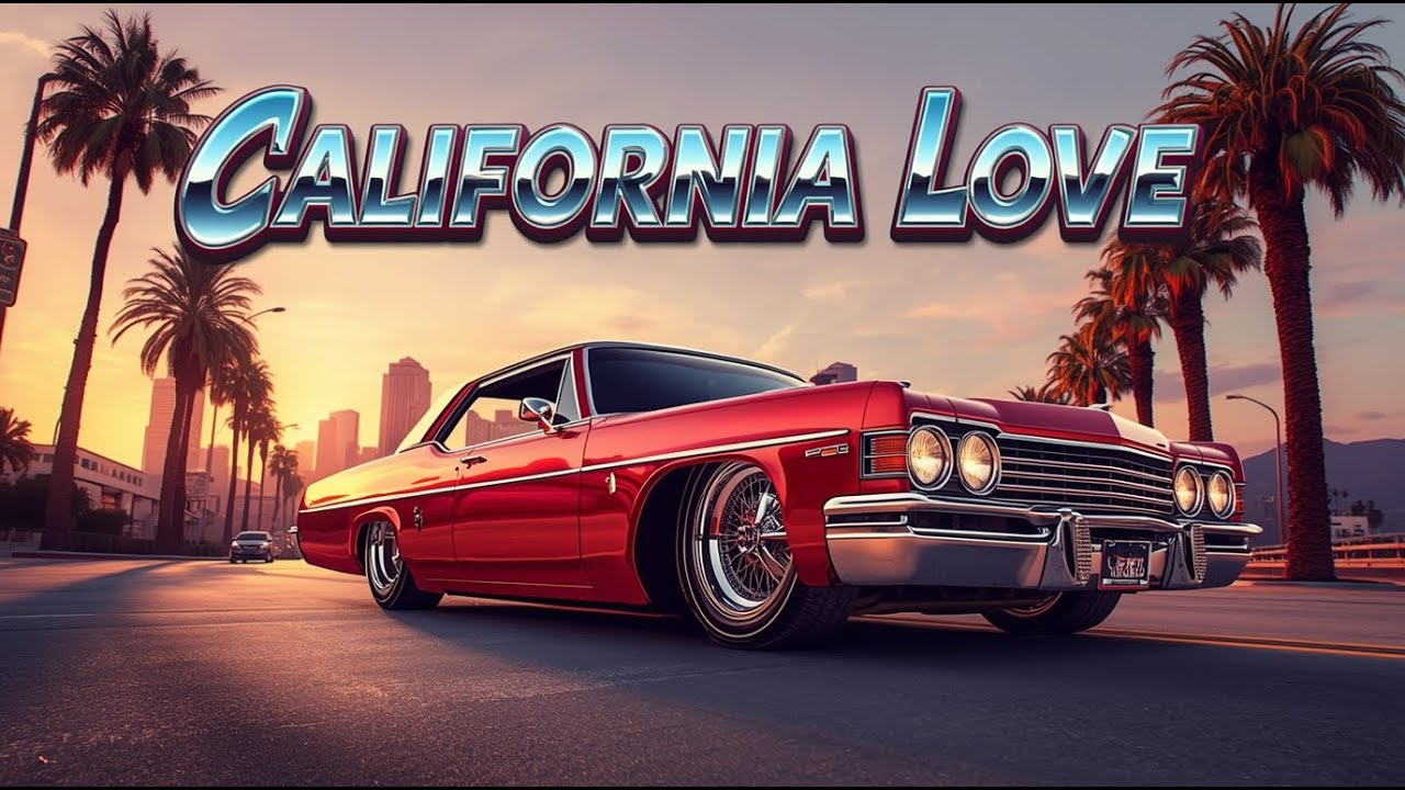 🎵 WEST COAST G FUNK VIBES – Sunset Chrome Queen on the Boulevard 🌴🚘
