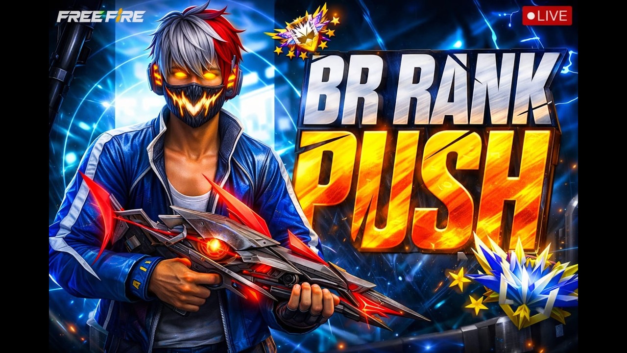 GRANDMASTER TOP 1 PUSH! V Badge Lobby 💎 FF LIVE 🔴 Free Fire LIVE!#ff #freefire #shorts saden28