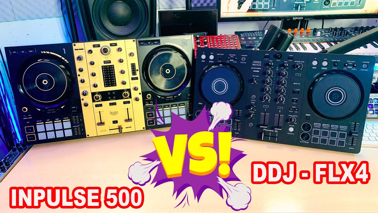 💥DDJ-FLX4 "VS" INPULSE 500💥 LA COMPARATIVA QUE ESPERABAS