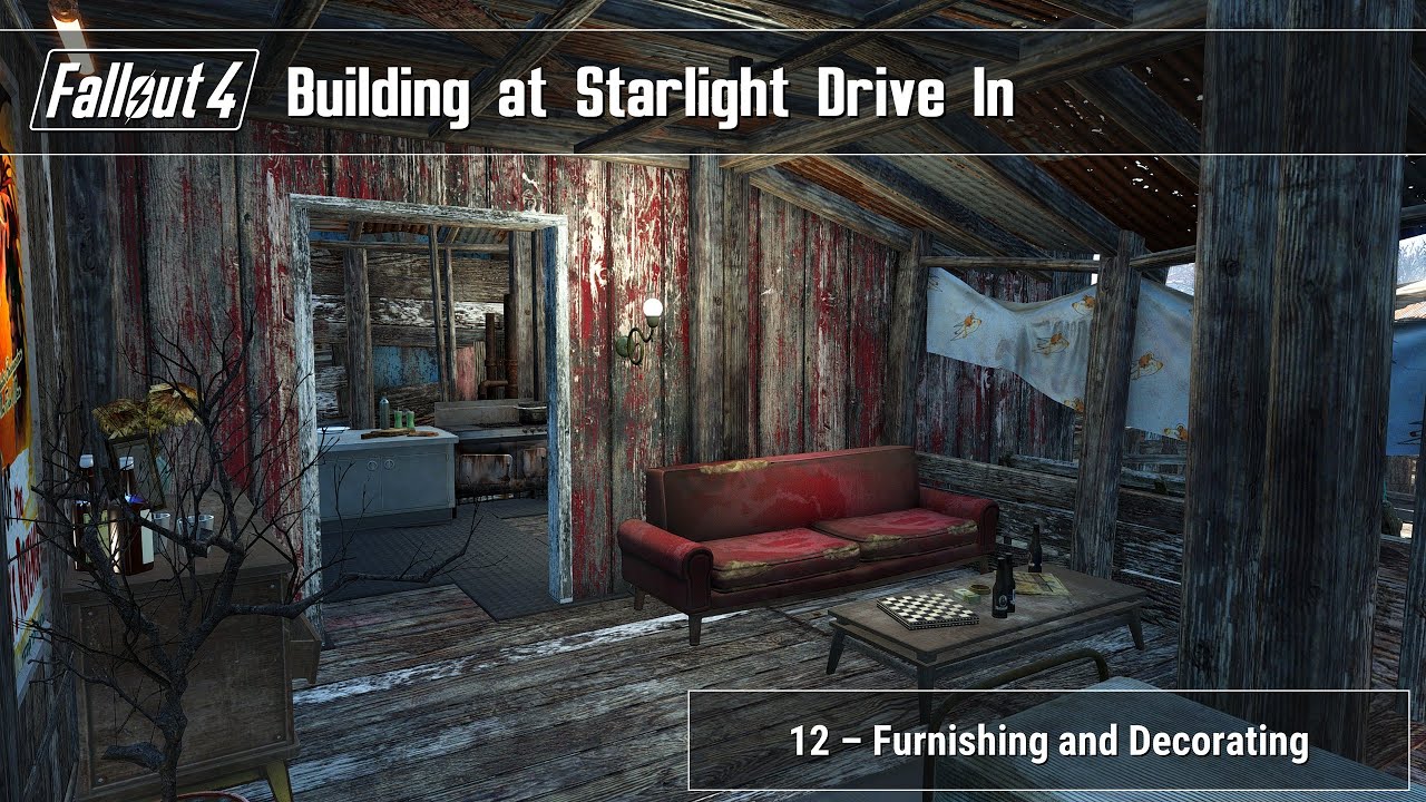 Fallout 4 - Building at Starlight 12 (Furnishing and Decorating)