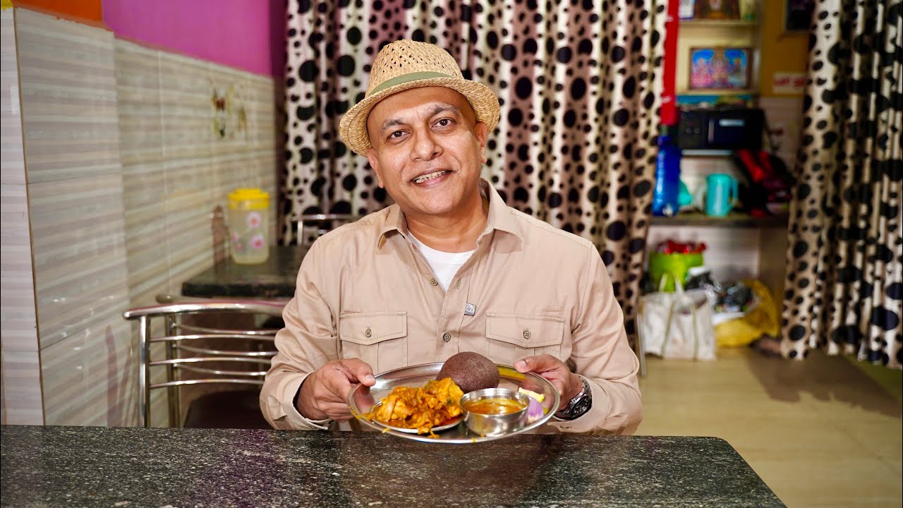 Hunsur's Best Mutton Kurma & Ragi Mudde!