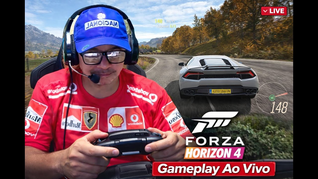 FORZA HORIZON 4 NO PC GAMEPLAY AO VIVO