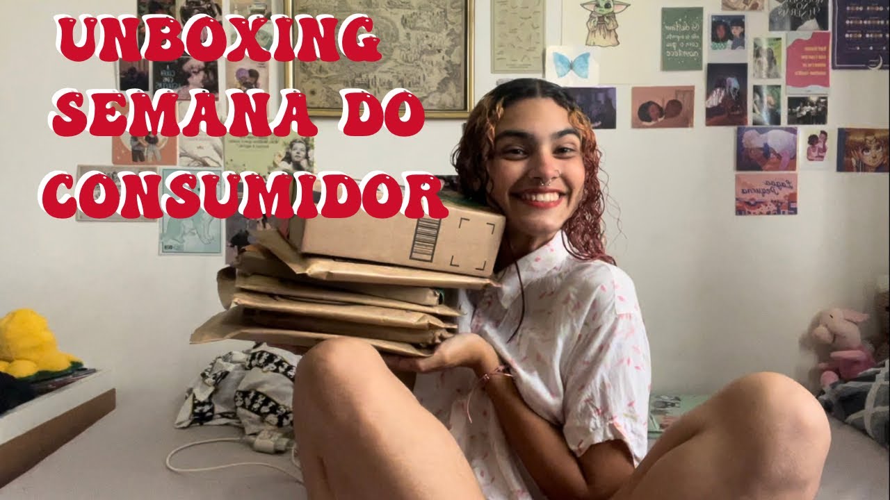 Unboxing semana do consumidor - dessa vez eu comprei pouco
