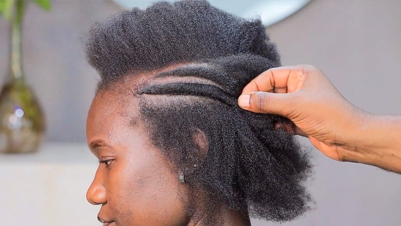 Natural Hairstyling Tutorial || Try This Twice As A Beginner || No Hair Extension Added.