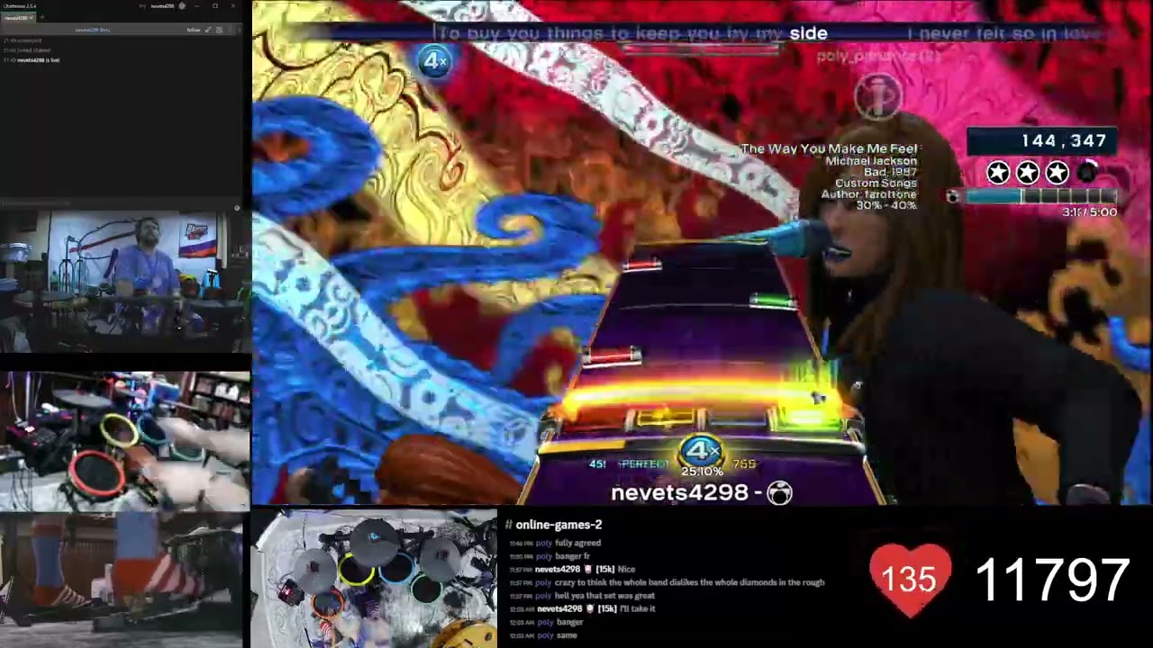 The Way You Make Me Feel by Michael Jackson Pro Drum FC Rock Band 3 Deluxe RPCS3