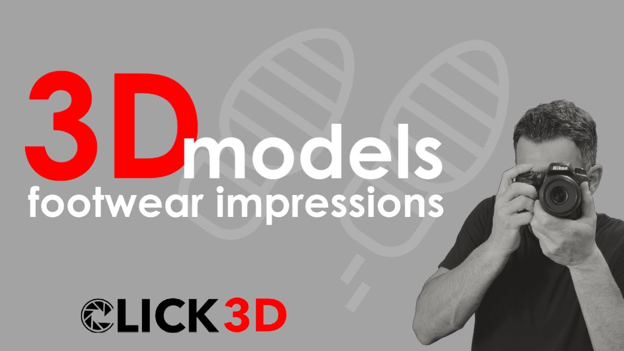 How to create quality 3D models  of footwear impressions ? | Photogrammetry |  CLICK 3D   EP 3
