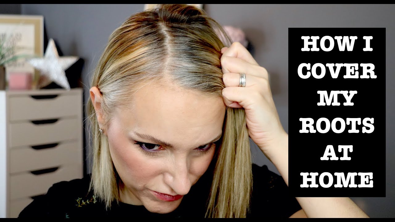 HOW I COVER UP MY ROOTS AT HOME