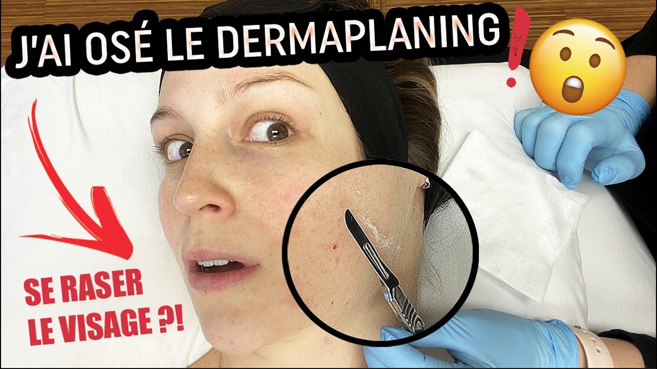 J'ai vaincu ma peur et j'ai essayé... LE DERMAPLANING ! 😱🔪