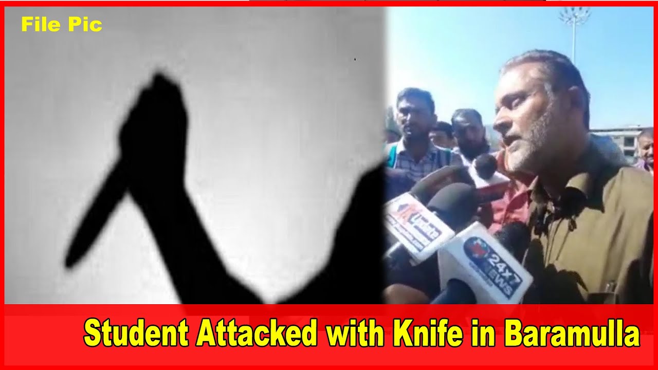 Student Attacke_-d with Kni_fe in Baramulla