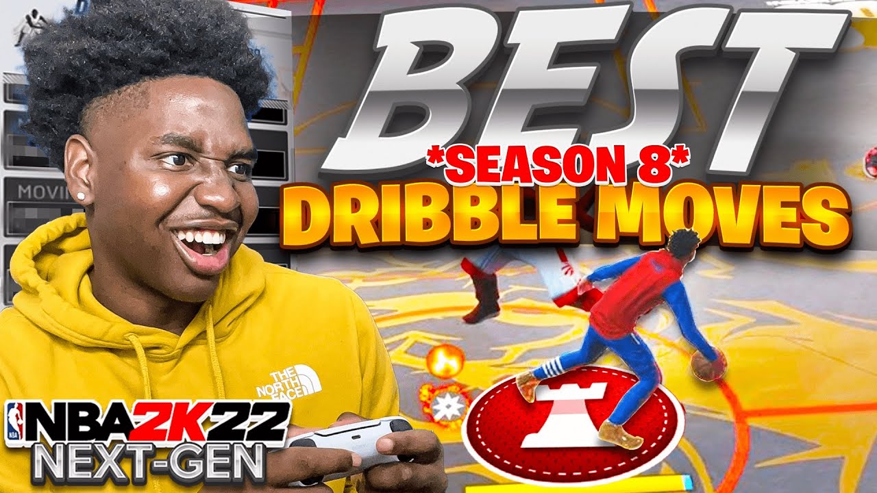 BEST DRIBBLE MOVES IN NBA 2K22 FOR SEASON 8!! FASTEST DRIBBLE SIGS + CURRY SLIDE NBA 2K22 NEXT GEN!