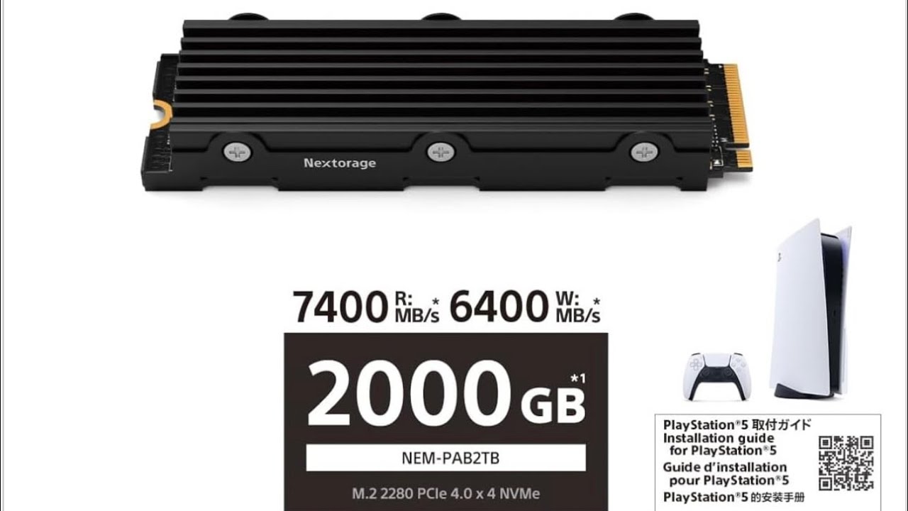 Günstiger bekommt ihr keine SSD Nextorage 2TB M.2 SSD für PS5 und PS5 Pro Unboxing Deutsch