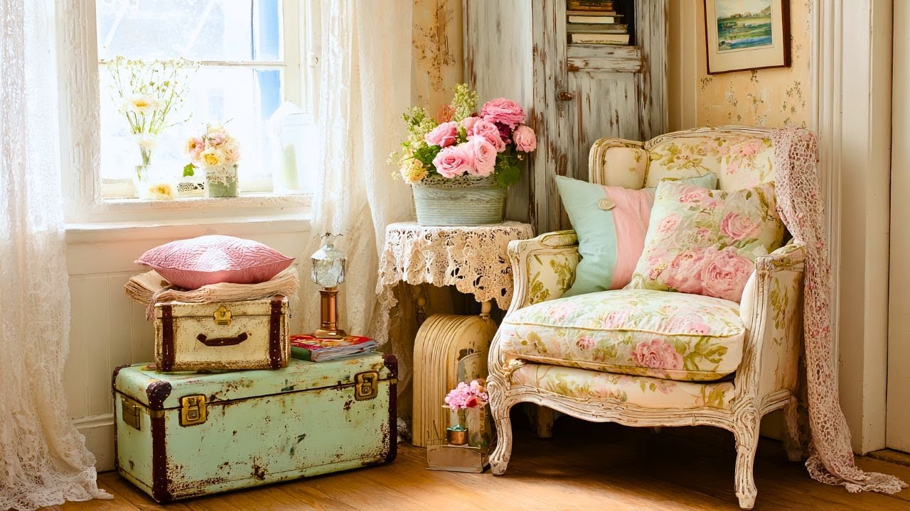 Bring Back Memories   Vintage Shabby Chic Decor For A Small Cottage Farmhouse