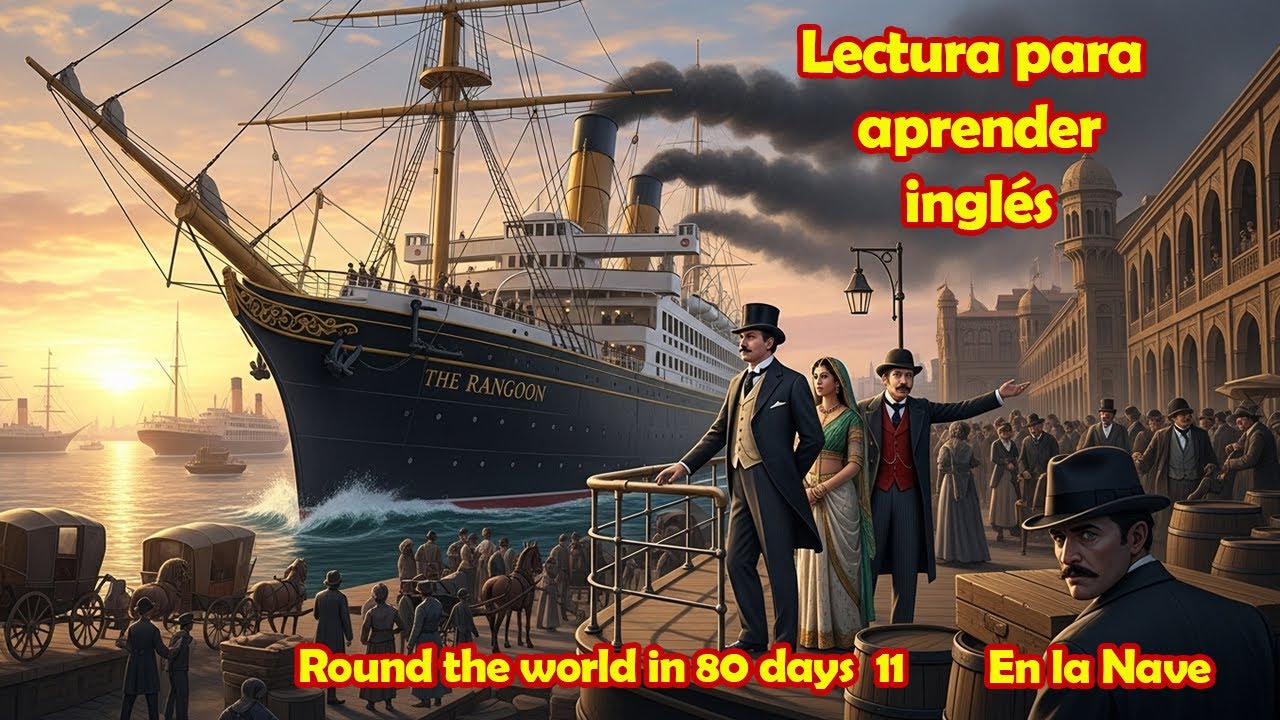 🌟🗽🌟LECTURA PARA APRENDER INGLES, No 236, ROUND THE WORLD IN 80 DAYS 11. L2 ELEMENTARY, Narrative