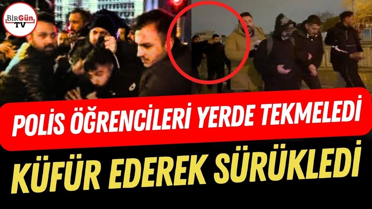 Saraçhane'de polis şiddeti tepki çekti: Polis öğrencileri yerde tekmeledi, küfürler etti...