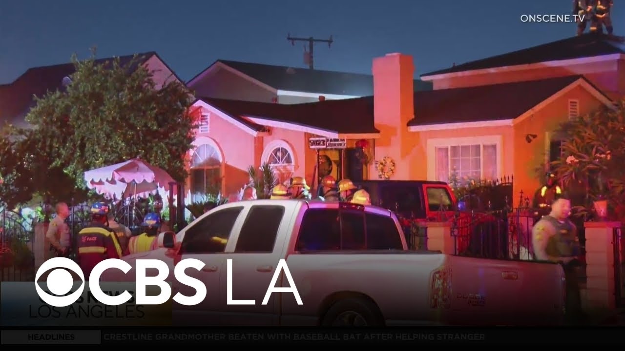 Family of 3 found dead in Maywood after apparent shooting, house fire