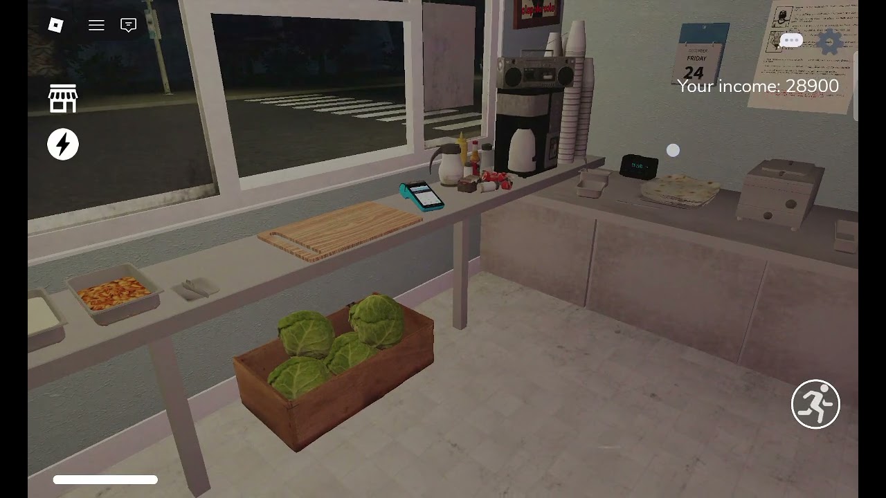 Iam playing a roblox this game name is road side shawarma Like and subscribe 
