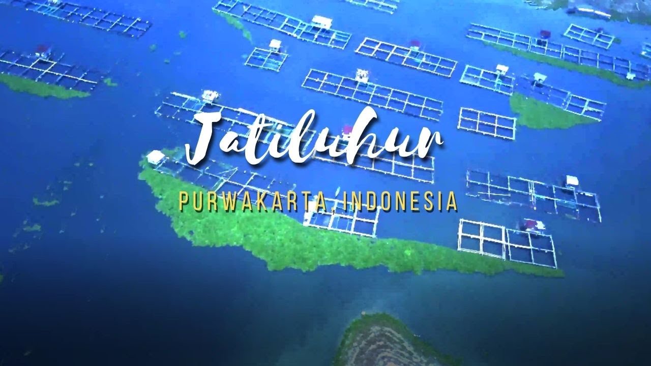 Aerial view Jatiluhur, Purwakarta, Indonesia (Drone Footage)