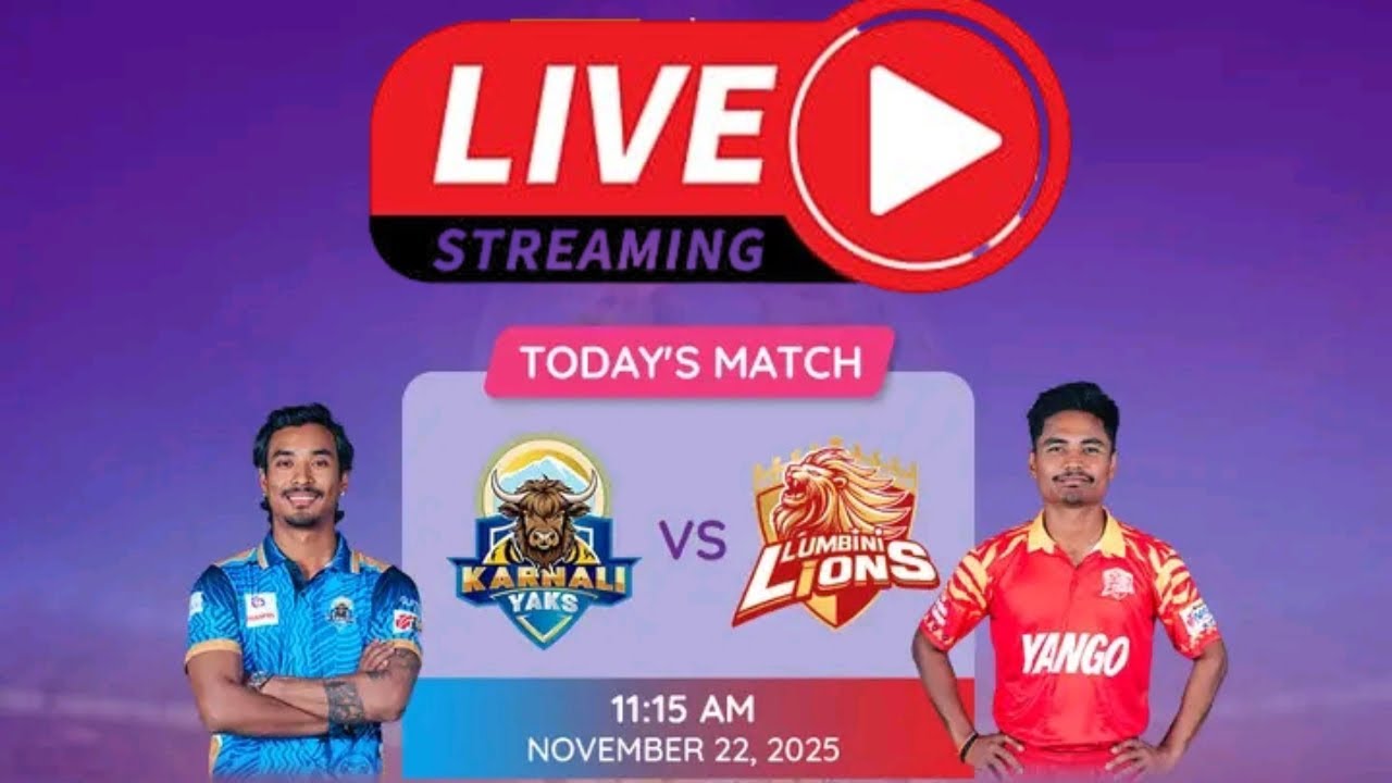 LUMBINI LIONS VS KARNALI YAKS Live Commentary & Score | Nepal Premier League 2025 | KHELCHAUKA