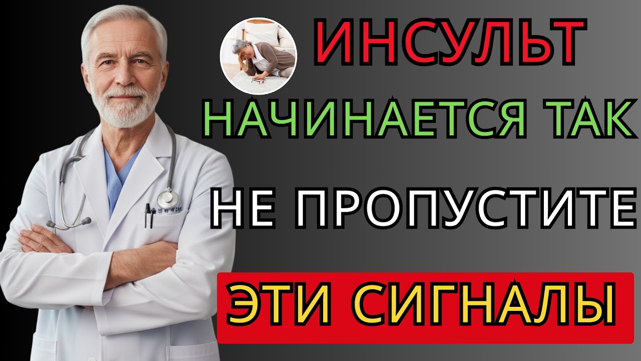 🧠 80% инсультов можно предотвратить: 4 «Красных Флага» за неделю до удара | Живи Долго