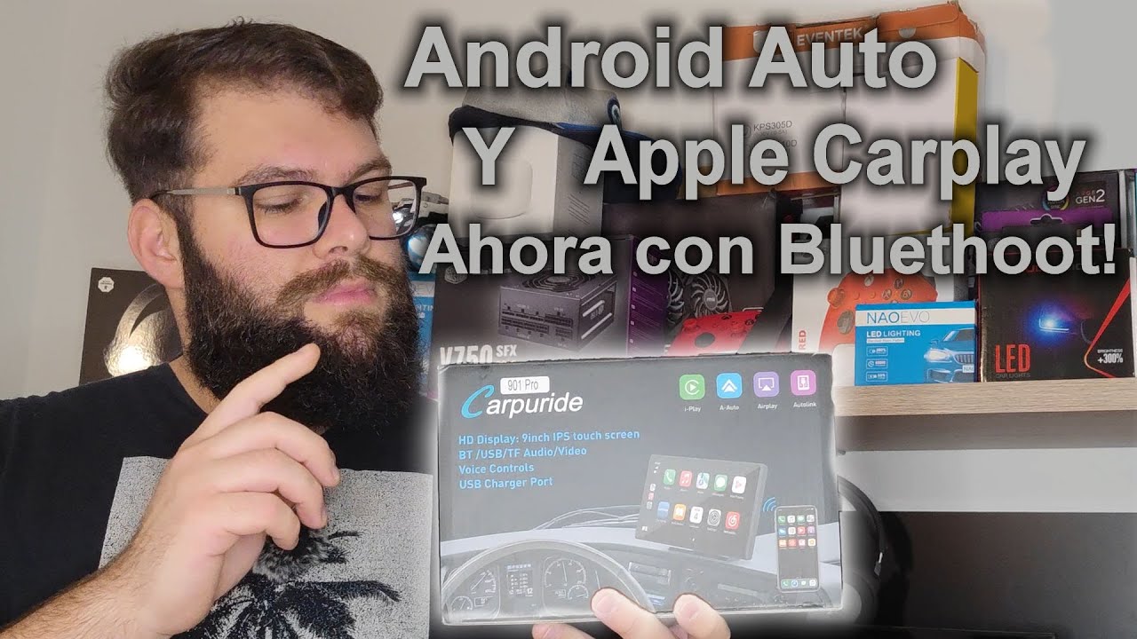 CarPuride W901 Pro: añade CarPlay y Android Auto Inalámbrico en tu coche viejo!