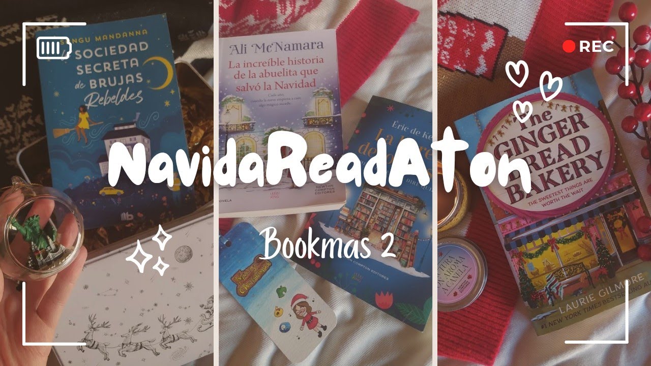 leyendo libros navideños por la #NavidaReadAton 📚 | Bookmas 2