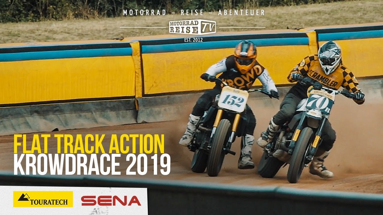 Krowdrace 2019 – Flat Track Rennen in Deutschland – Motorradreise.TV