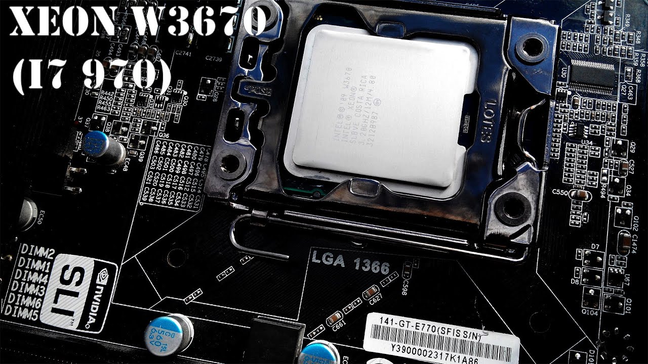 Intel Xeon W3670 (i7 970), пред топовый 6 ядерный процессор за 100$, 1366 сокет, X58