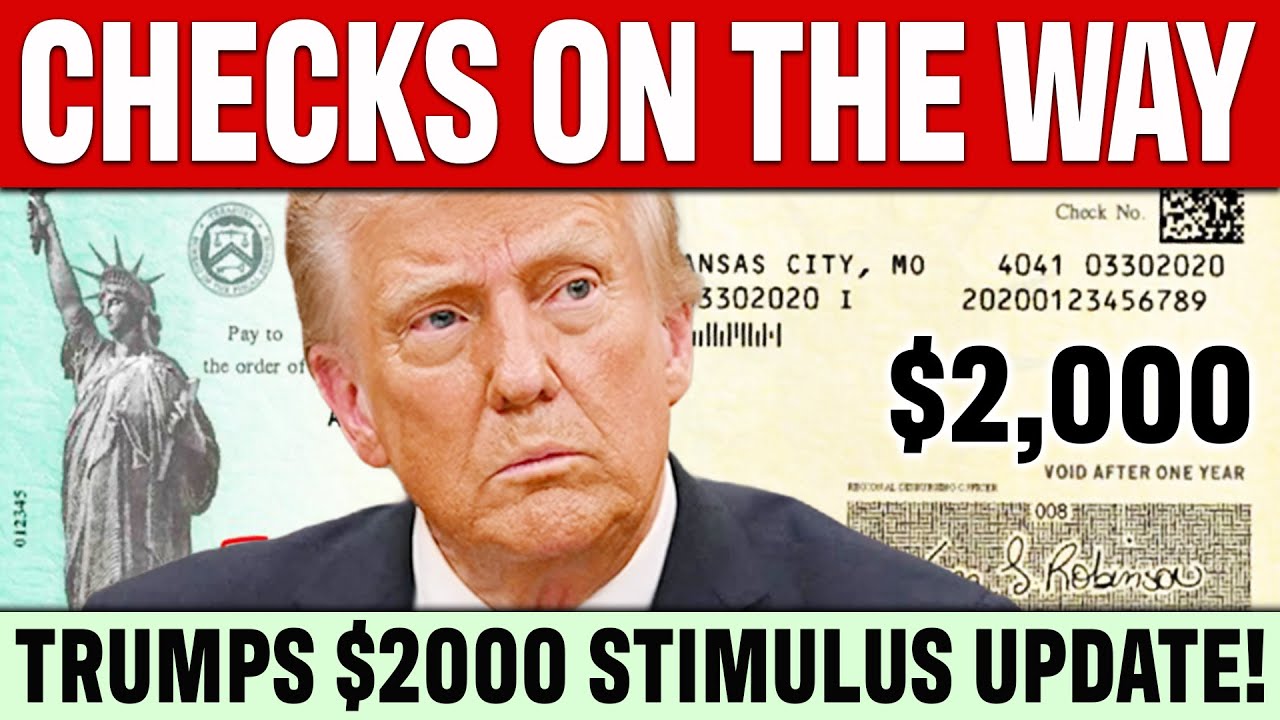 Чеки уже в пути! Обновленная информация о выплате Трампом 2000 долларов в рамках программы стимул...
