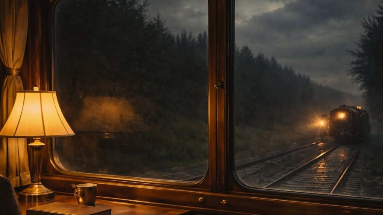 Vintage Train Sounds for Sleeping 🚂 Relaxing Train Ambiance | 8 Hours