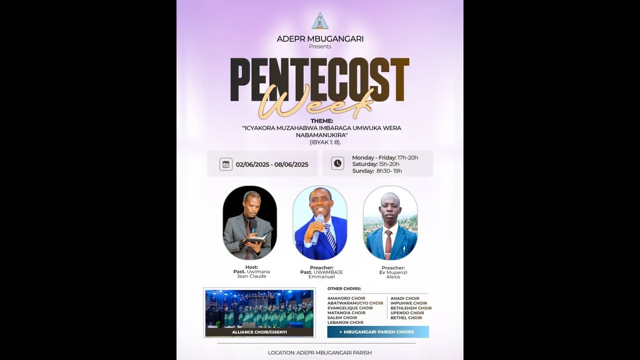 🔴live Alliance choir  mu rugendo rw'ivugabutumwa ADEPR MBUGANGARI