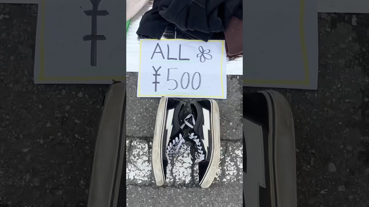 Flea Market 500 Yen Super Dirty Revenge Storm Cleaning 👟🧼 #asmr Commentary &rarr; Cleaning Commentary
