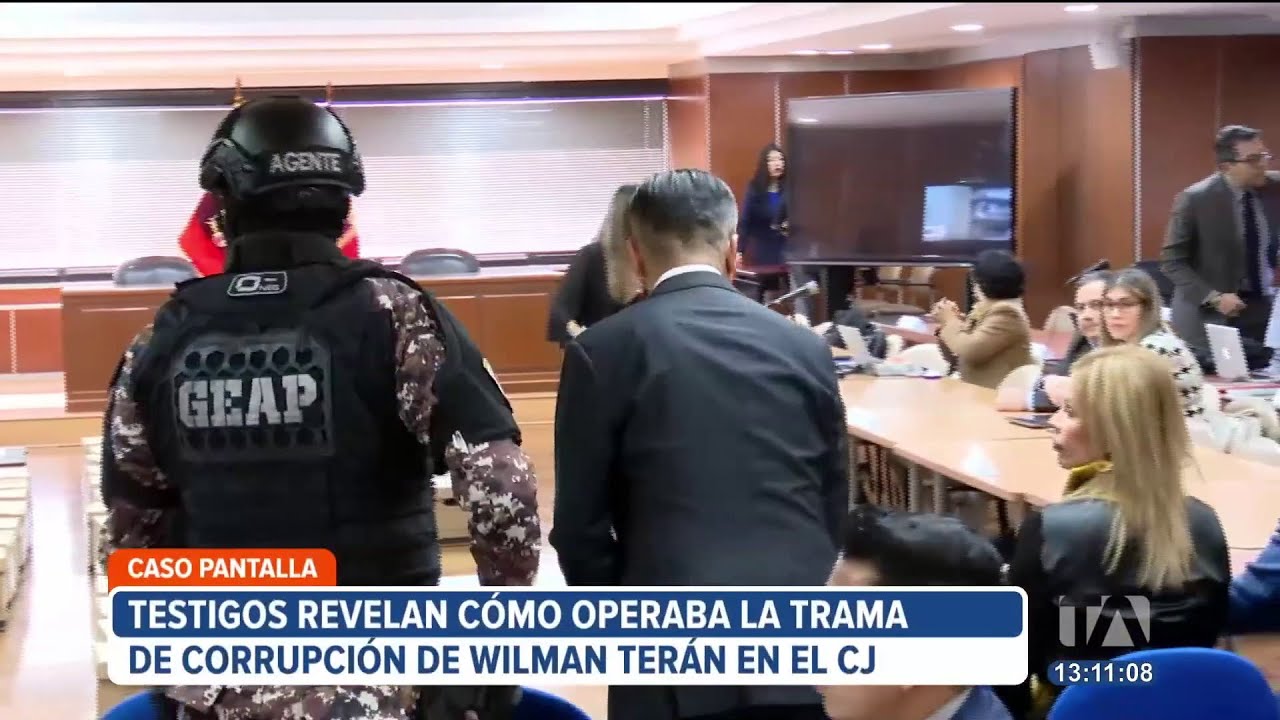 Caso Pantalla: Terán había preparado una estrategia para suspender a la Fiscal, Diana Salazar