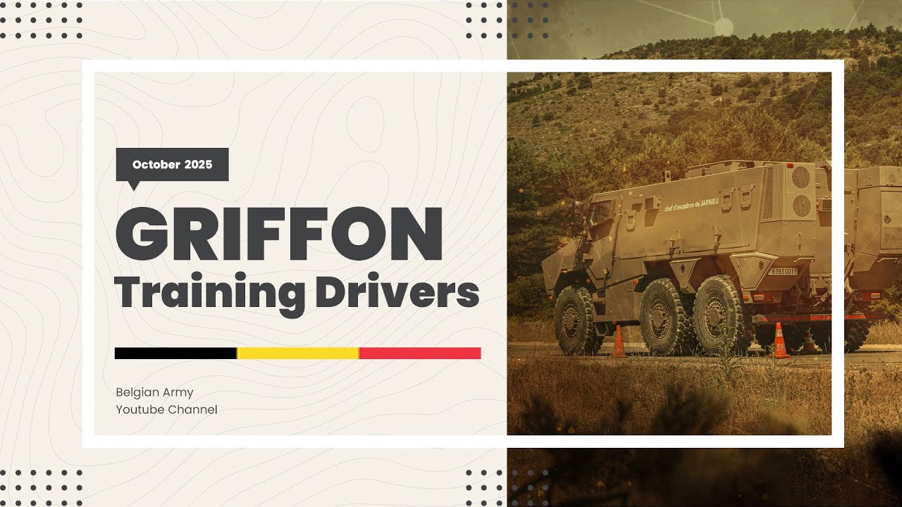 Canjuers : Training Belgian GRIFFON drivers