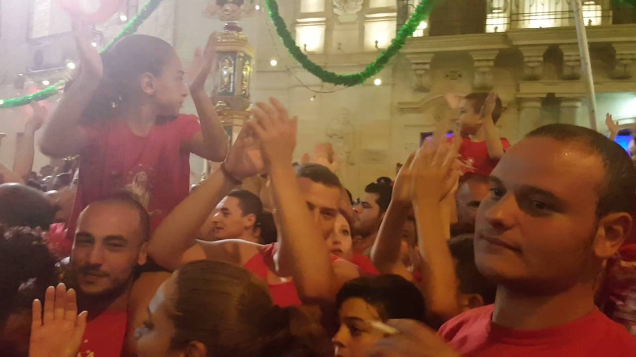 Marc tal-ewwel tridu festa Santa Marija Mqabba 11/8/2016