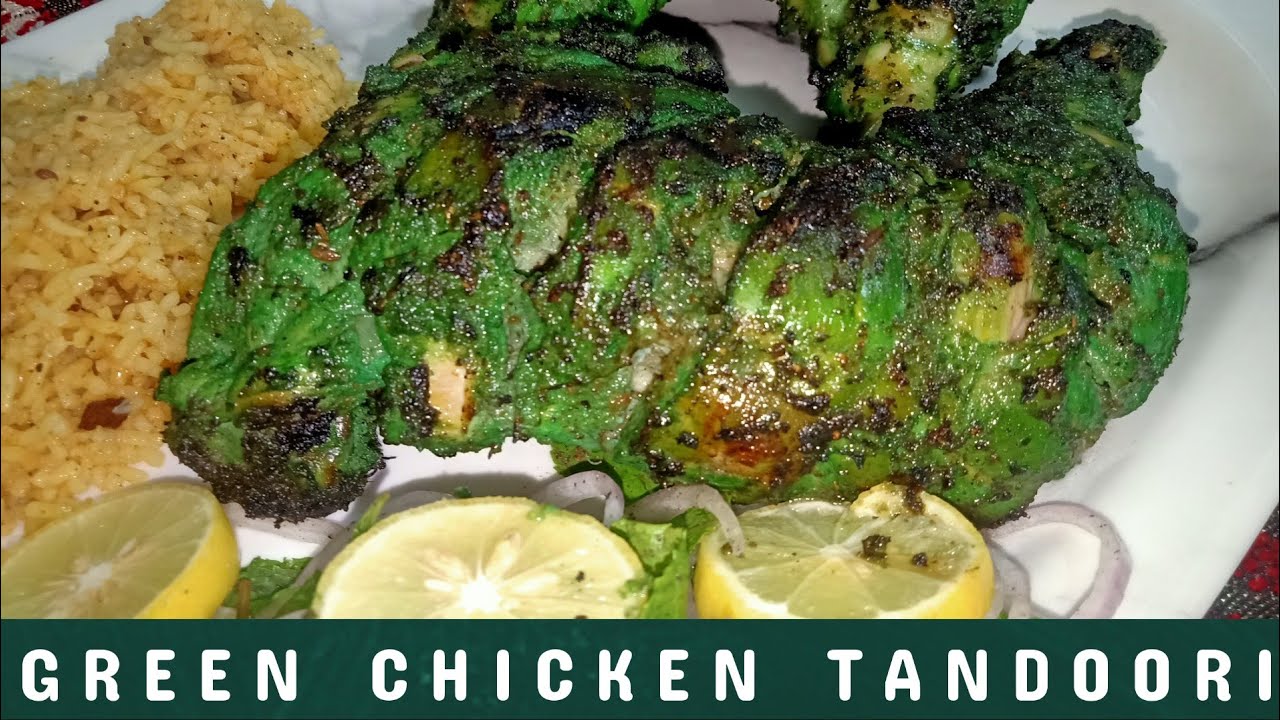 Green Tandoori Chicken Recipe | Tandoori Chicken Recipe | Chicken Recipe