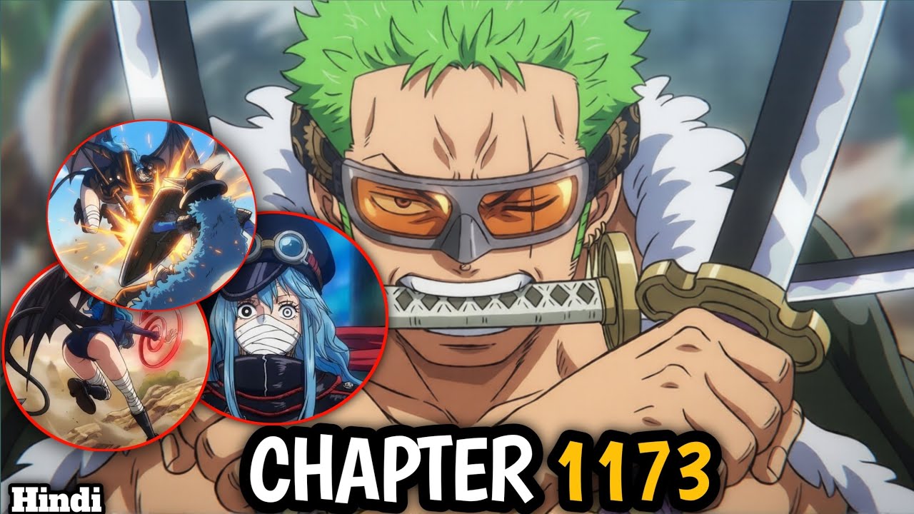 ONE PIECE MANGA CHAPTER 1173 EXPLAINED IN HINDI | ZORO VS DORRY & BROGGY #onepiece