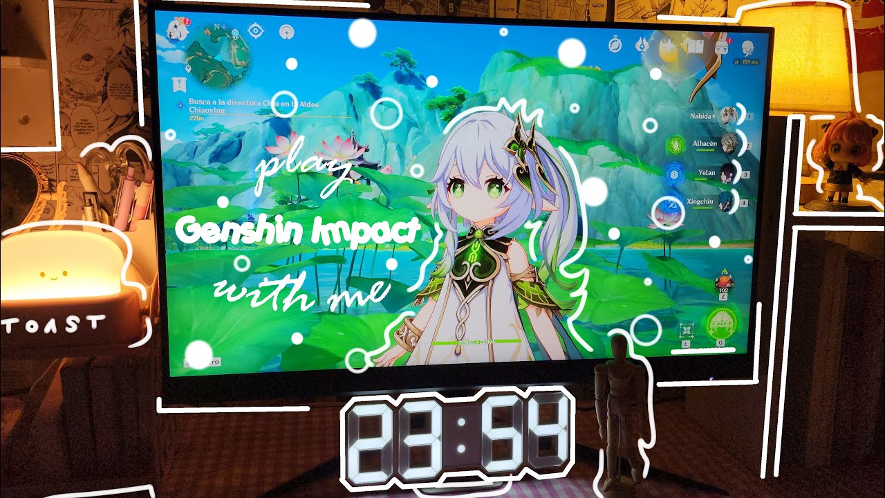 🍃 play genshin impact with me  // 40 min of gameplay