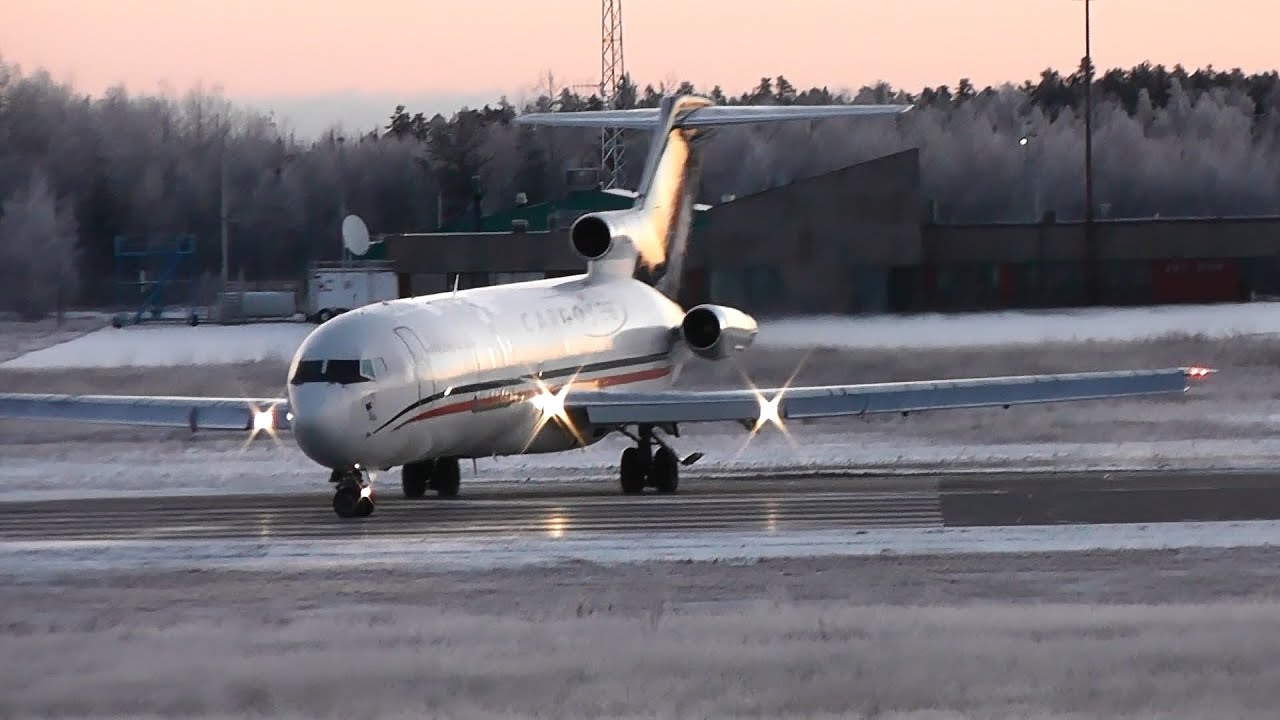 Cargojet | Boeing 727-200 morning take off RWY18 | C-FCJU | Val-d'Or (CYVO)