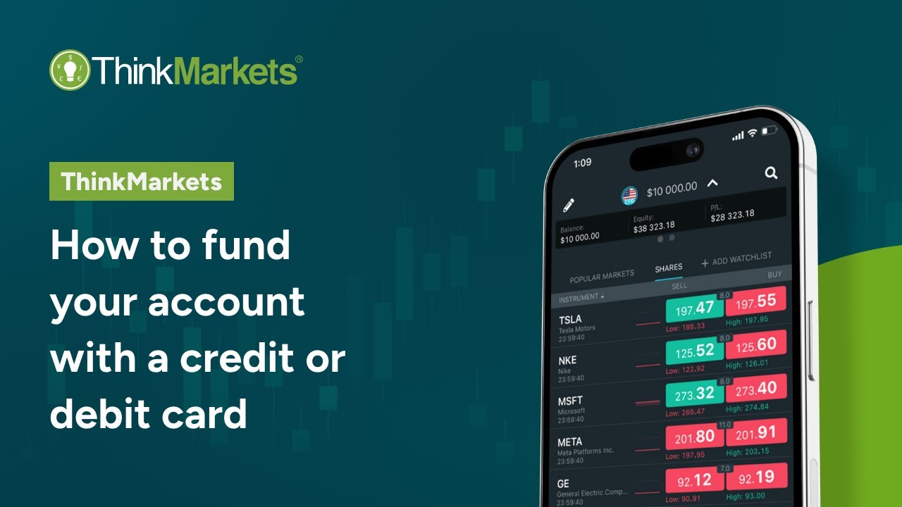 How to Fund Your ThinkMarkets Account with a Credit or Debit Card