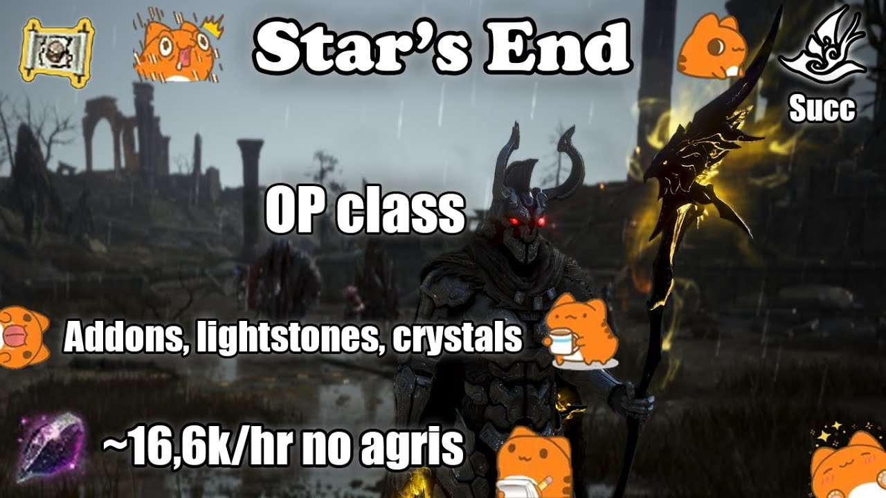 BDO | Star's End - Succ Wizard, ~16,6k/hr, L2 scroll no agris