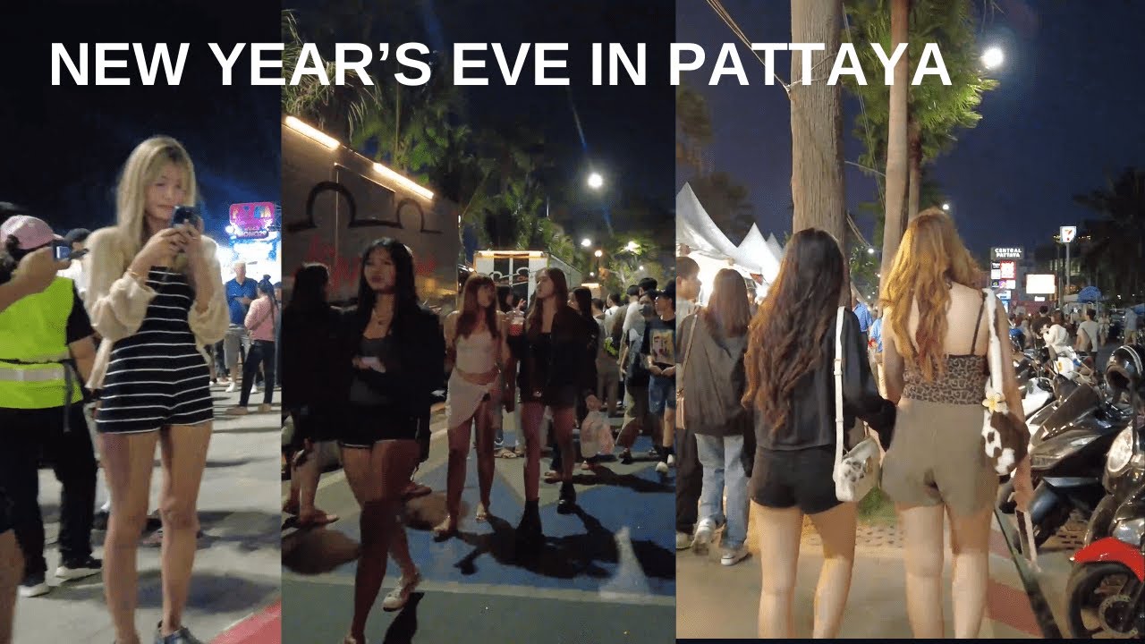 How Pattaya Celebrates New Year's Eve on Beach Road