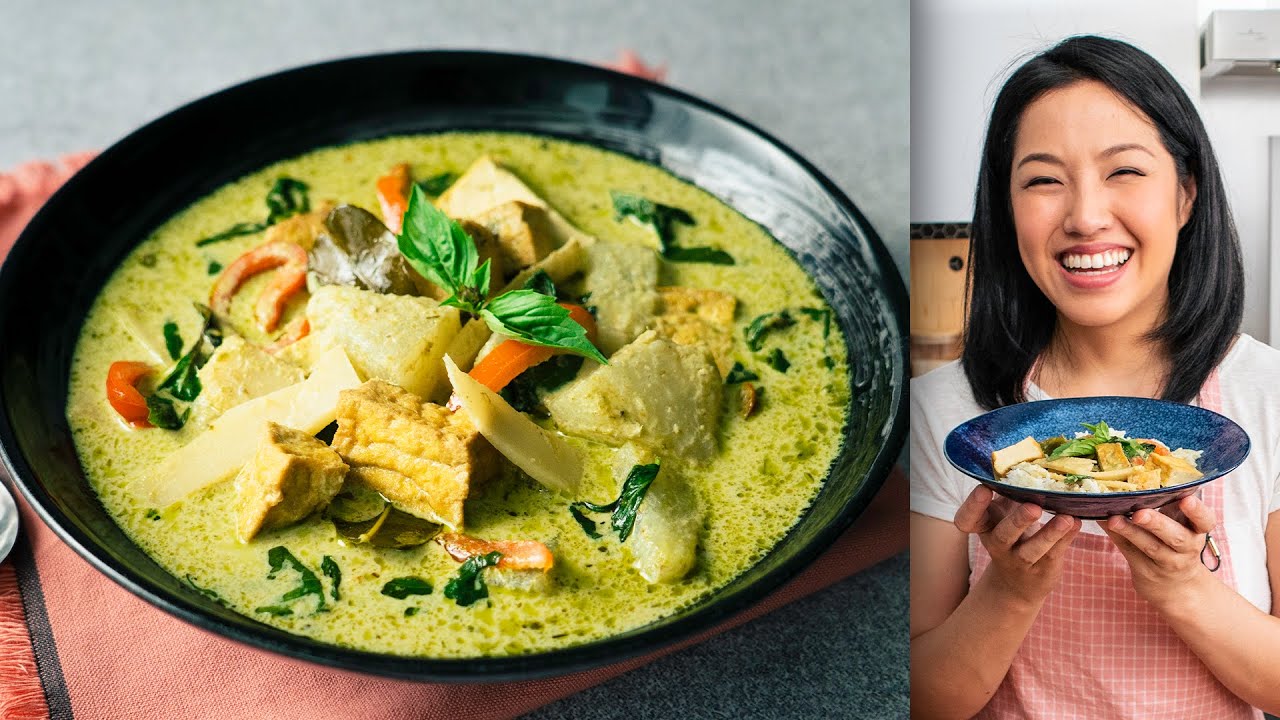 Amazing Thai Green Curry for Vegan Skeptics 🌱