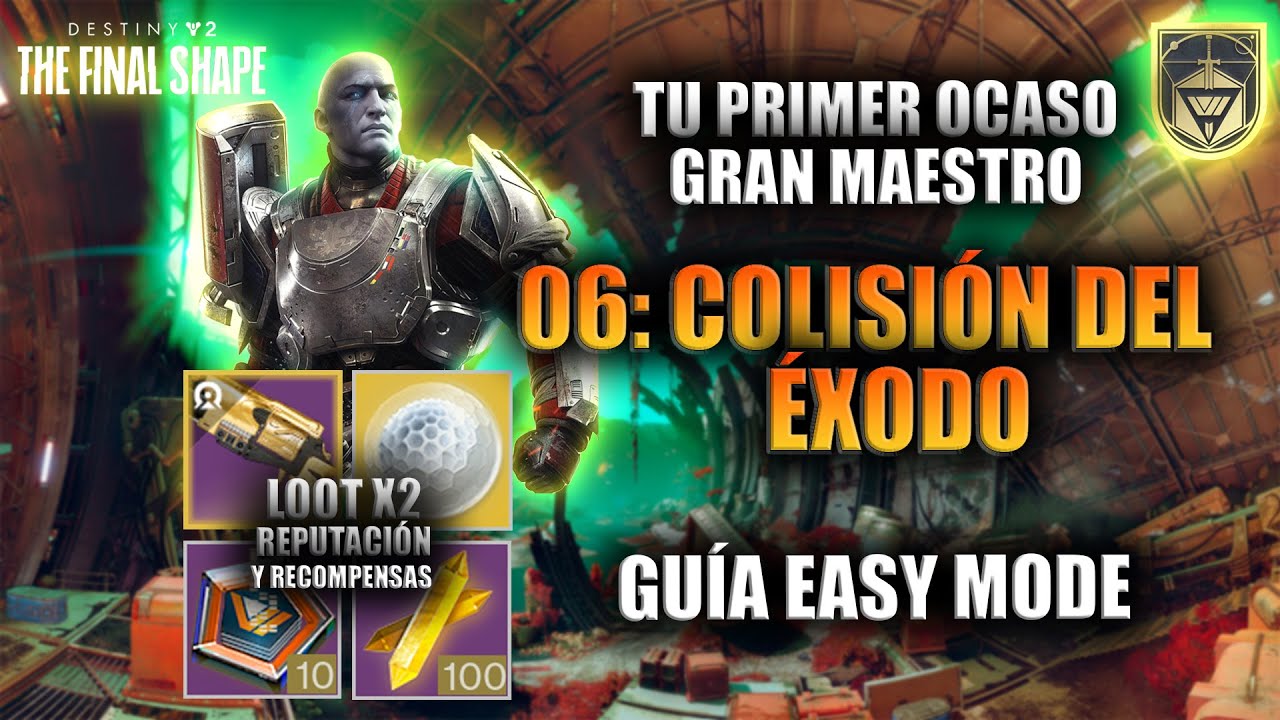 Farmea el MEJOR CAÑON DE MANO del Juego para PvE | Guía Ocaso COLISIÓN del ÉXODO | CONQUISTADOR