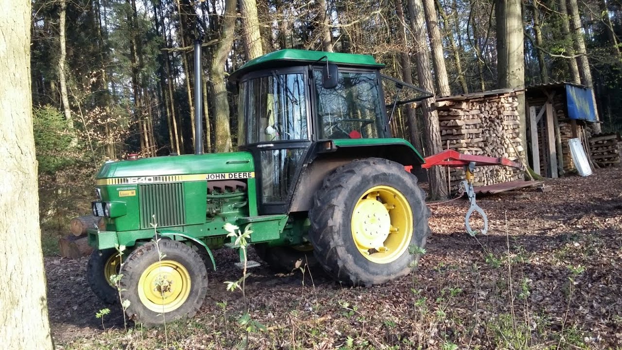 Arbeiten mit dem John Deere 1640 | GoPro | HD